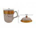 Vicenza Gelas Mug Porselen Motif Padi Y66