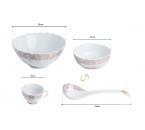 Vicenza Mangkuk Set Magnolia B410
