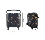 Vicenza Portable Water Jug Marble Hitam 7.5 L + 7.5 L VMB1502WJ