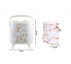 Vicenza Portable Water Jug Marble Putih 7.5 L + 7.5 L VMB1502WJ