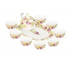 Vicenza Set Teko & Mangkuk Saji Pempek Motif Mawar BA902