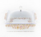 Vicenza Tempat Kue Persegi Motif Lolli P137