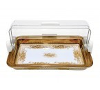 Vicenza Tempat Roti dengan Tutup Geser Motif Gemini CRP139