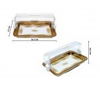 Vicenza Tempat Roti dengan Tutup Geser Motif Gemini CRP139