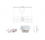 Vicenza Tempat Sambal Kotak Mawar BA720