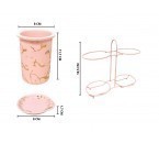 Vicenza Tempat Sendok Carissa Motif Marmer Pink BM913