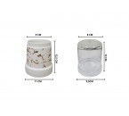 Vicenza Tempat Sendok Motif Marmer Putih BM735