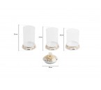 Vicenza Toples Permen Kaca Set 3pcs Camelia G301