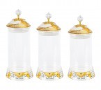 Vicenza Toples Permen Kaca Set 3pcs Lily G301