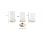 Vicenza Toples Permen Kaca Set 3pcs Lily G301