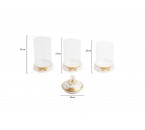 Vicenza Toples Permen Kaca Set 3pcs Padi G301