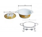 Vicenza Wadah Saji Bulat Camelia - B681