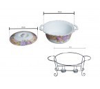 Vicenza Wadah Saji Bulat Magnolia - B681