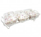 Vicenza Wadah Saji dengan Rak Melati BA751