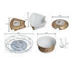 Vicenza Wadah Saji Set Camelia B412