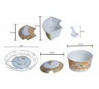 Vicenza Wadah Saji Set Camelia B472