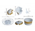 Vicenza Wadah Saji Set Padi B472