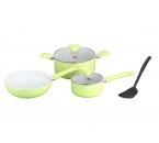 Vicenza Wave Cookware Set Non-Stick Hijau V833