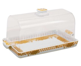 Piring Kue Persegi CRG-P76 Gemini Gold