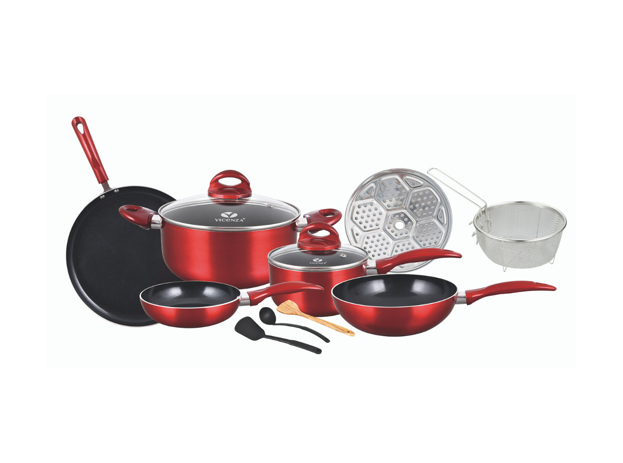 V712 Merah Set Peralatan Masak