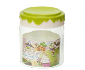 GB471 Hijau Toples Permen Kaca