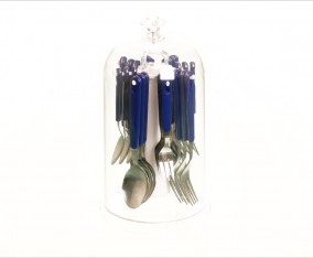 Sendok & Garpu Set V248C Warna Biru Tua