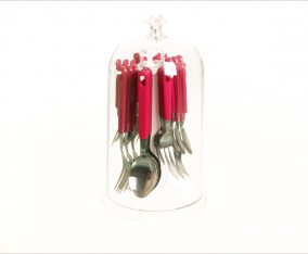 Sendok & Garpu Set V248C Warna Merah