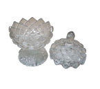 GLASSWARE SUGAR JAR 2PCS BV-001