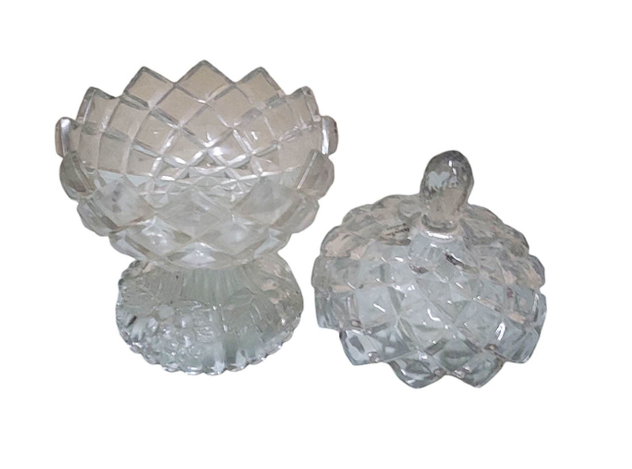 GLASSWARE SUGAR JAR 2PCS BV-001
