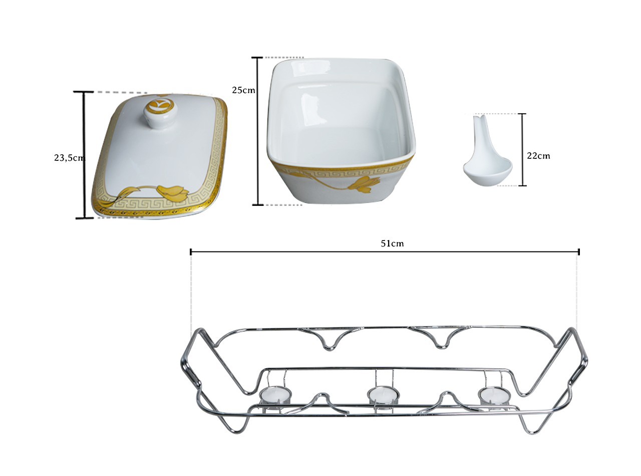 B751 Lily Alat Saji dengan Rak