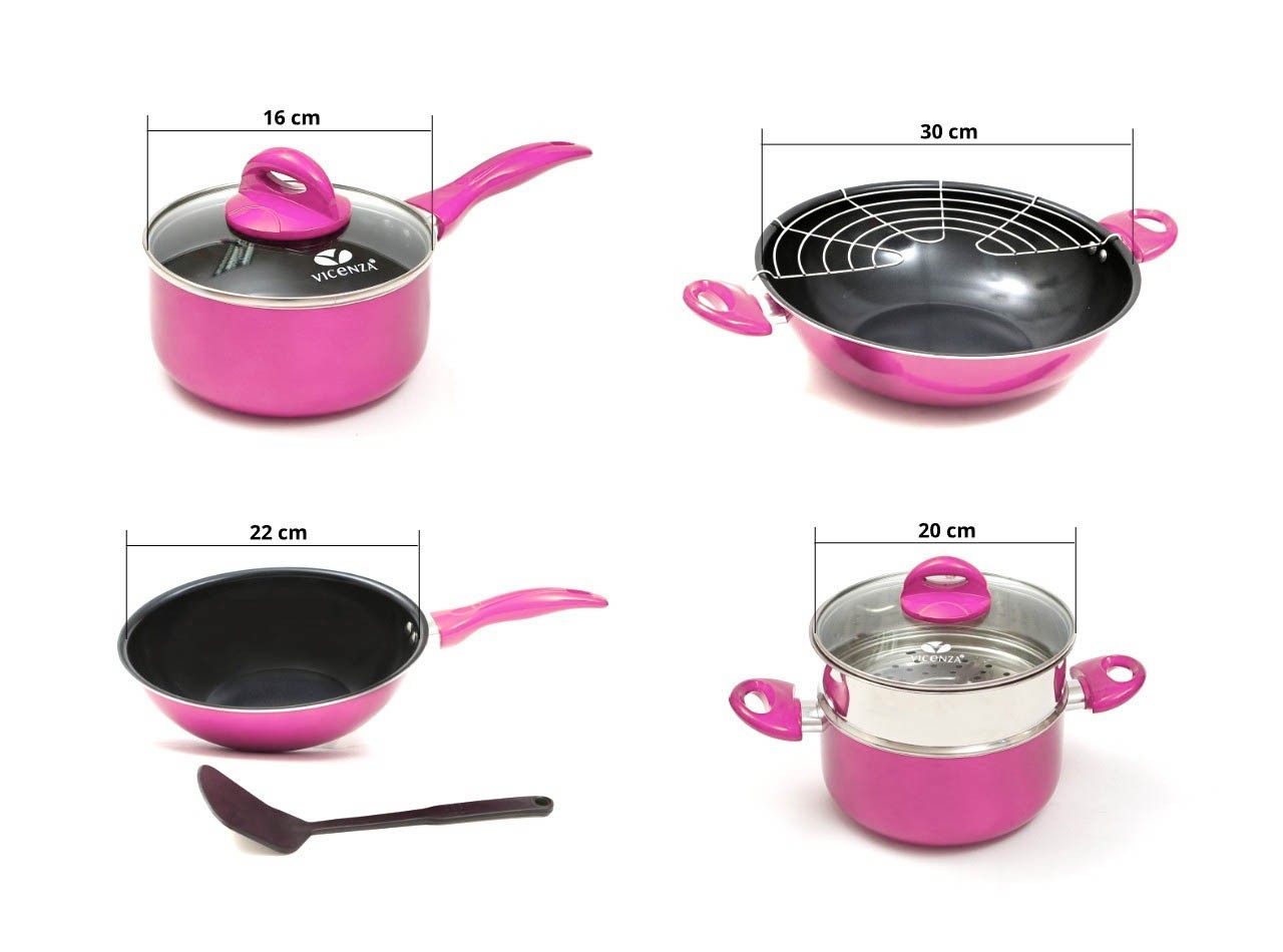 V709 Pink Peralatan Masak Praktis