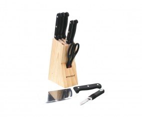 Pisau Set Warna Hitam V910K